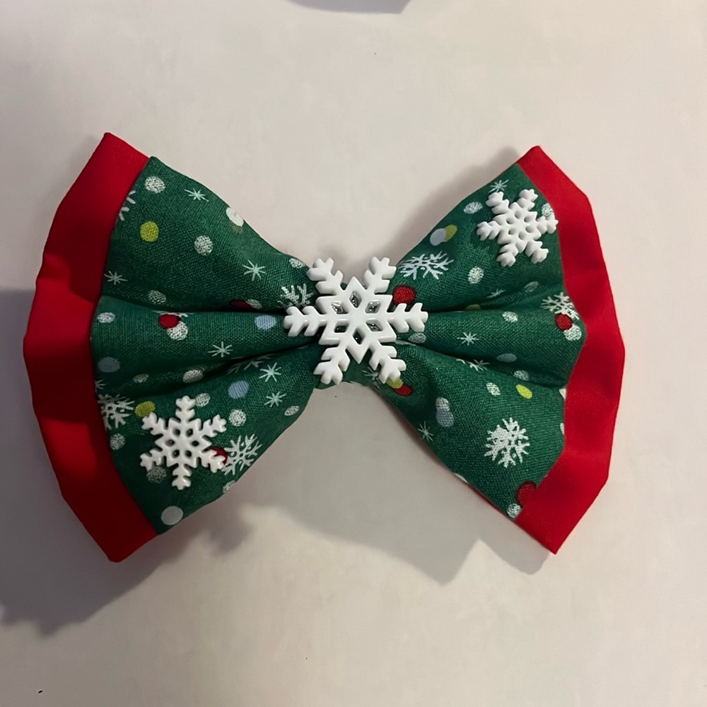 Snowflake double bow